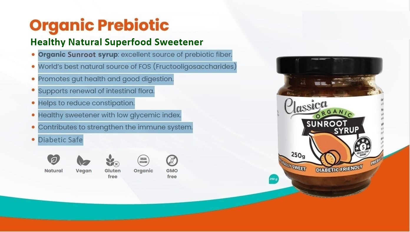 Classica Organic Sunroot Syrup 250g - Image 2